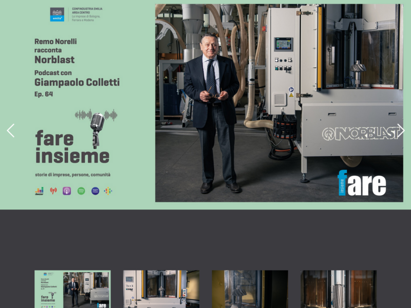 FARE INSIEME – Norblast, colosso emiliano per impianti di sabbiatura e pallinatura