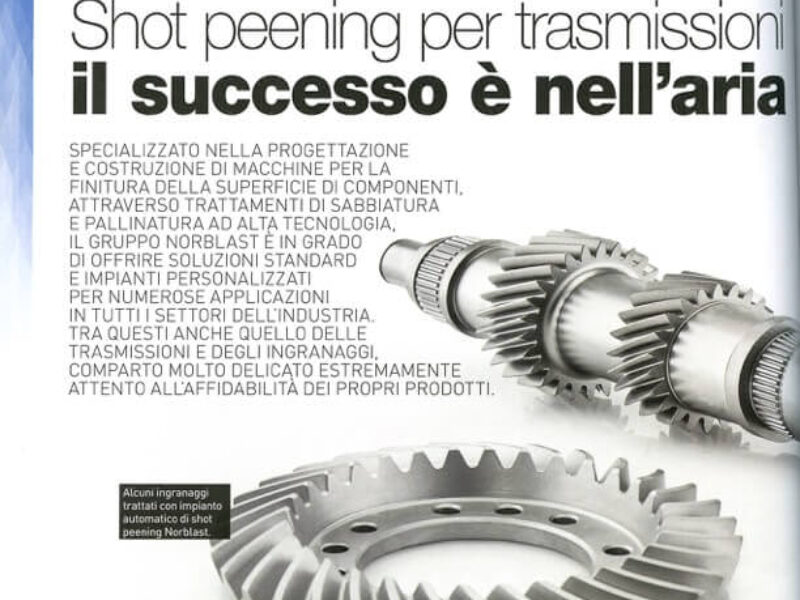 Shot peening: un trattamento con applicazione in diversi settori
