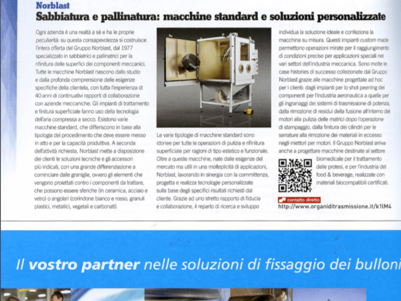 Sabbiatura e pallinatura: storie di successo tra macchine standard e soluzioni personalizzate