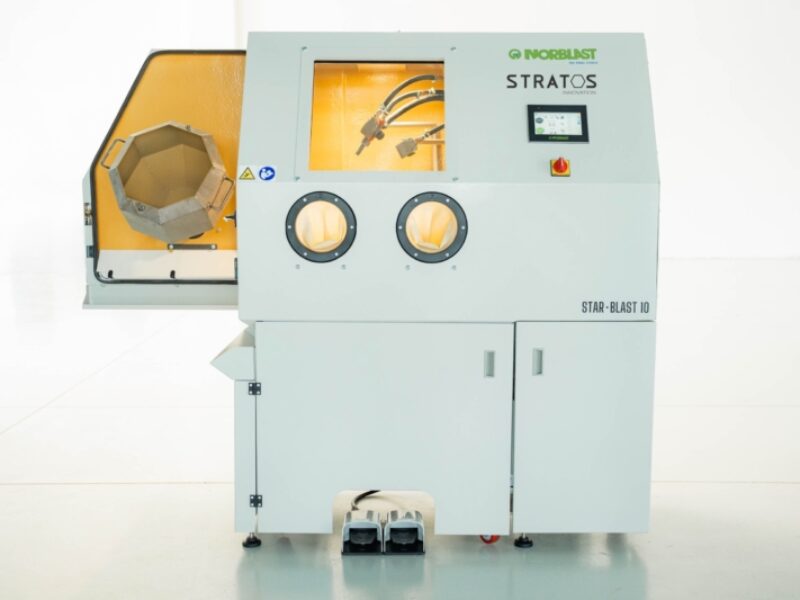 Prima installazione della pallinatrice Star-blast 10B presso Stratos Innovation